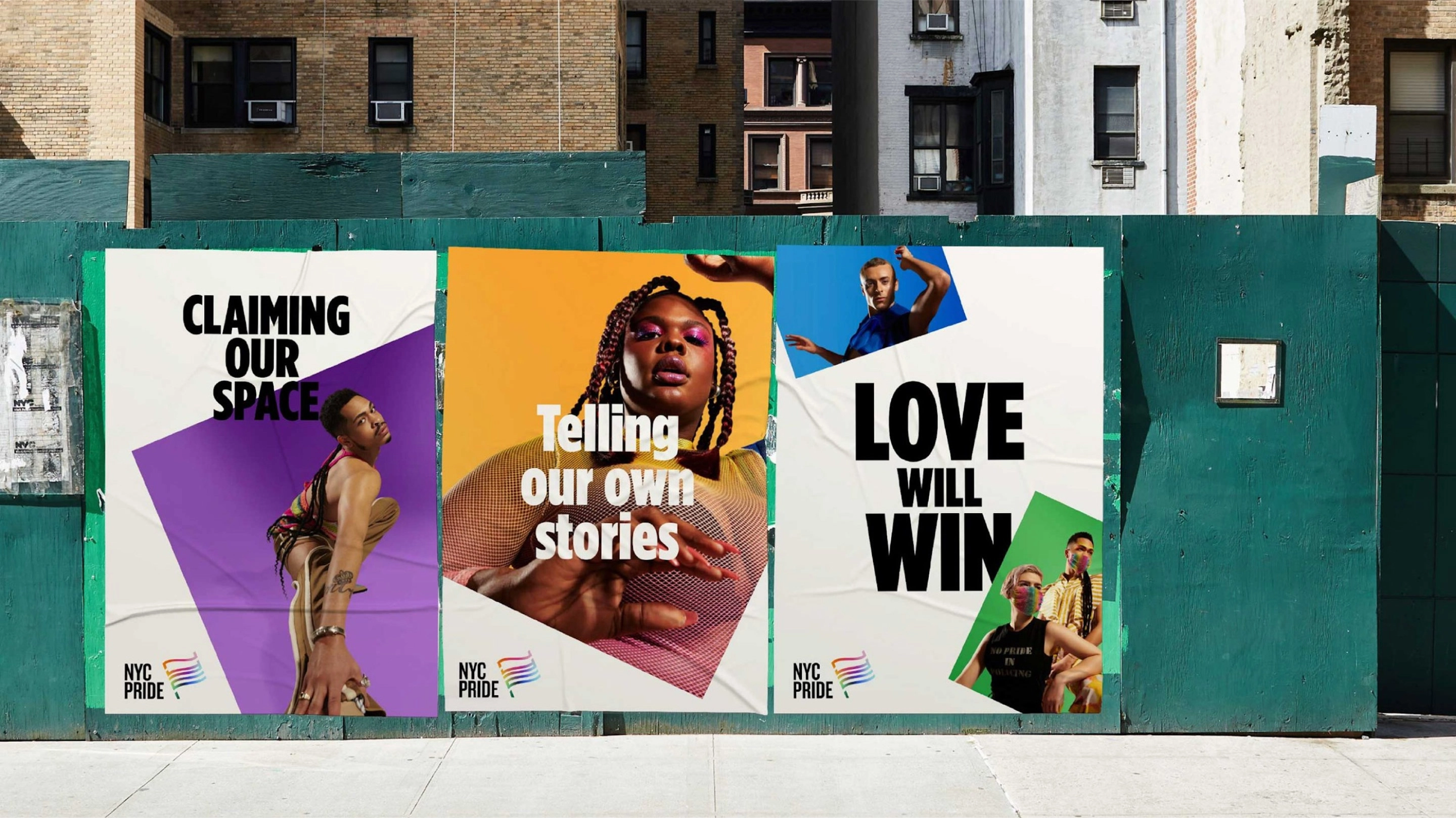 NYC Pride street billboards