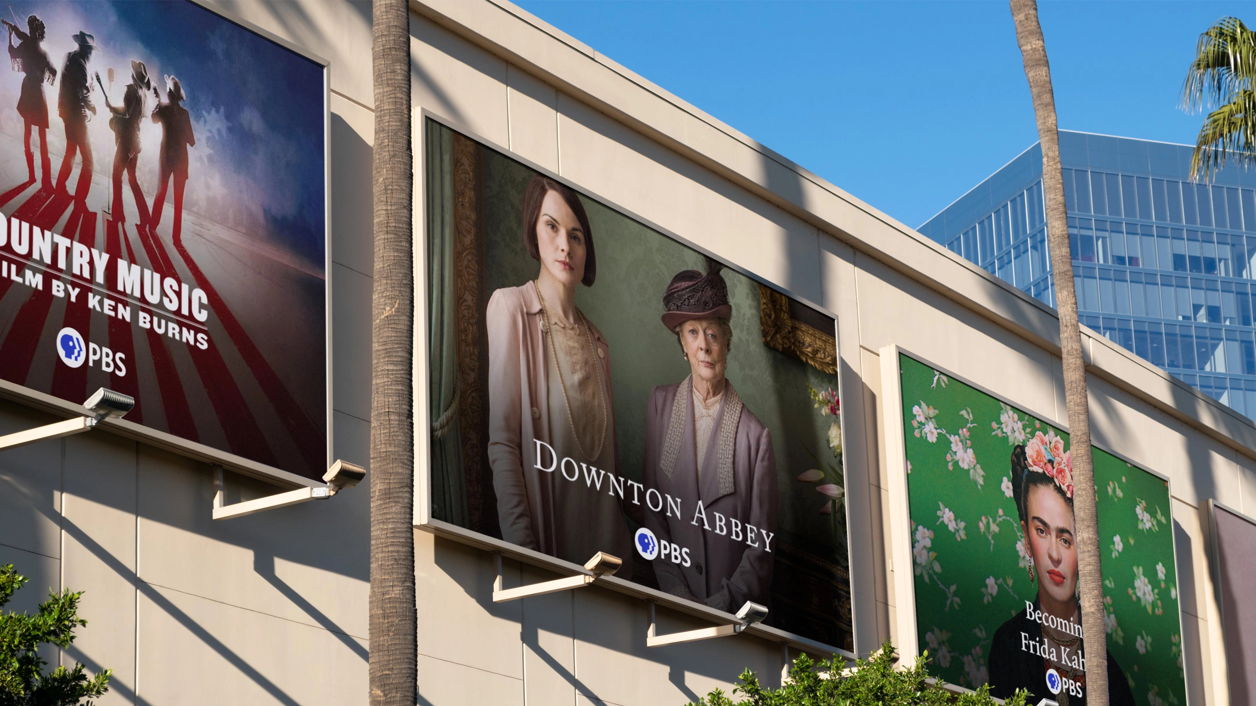 PBS Branded Billboards, California 