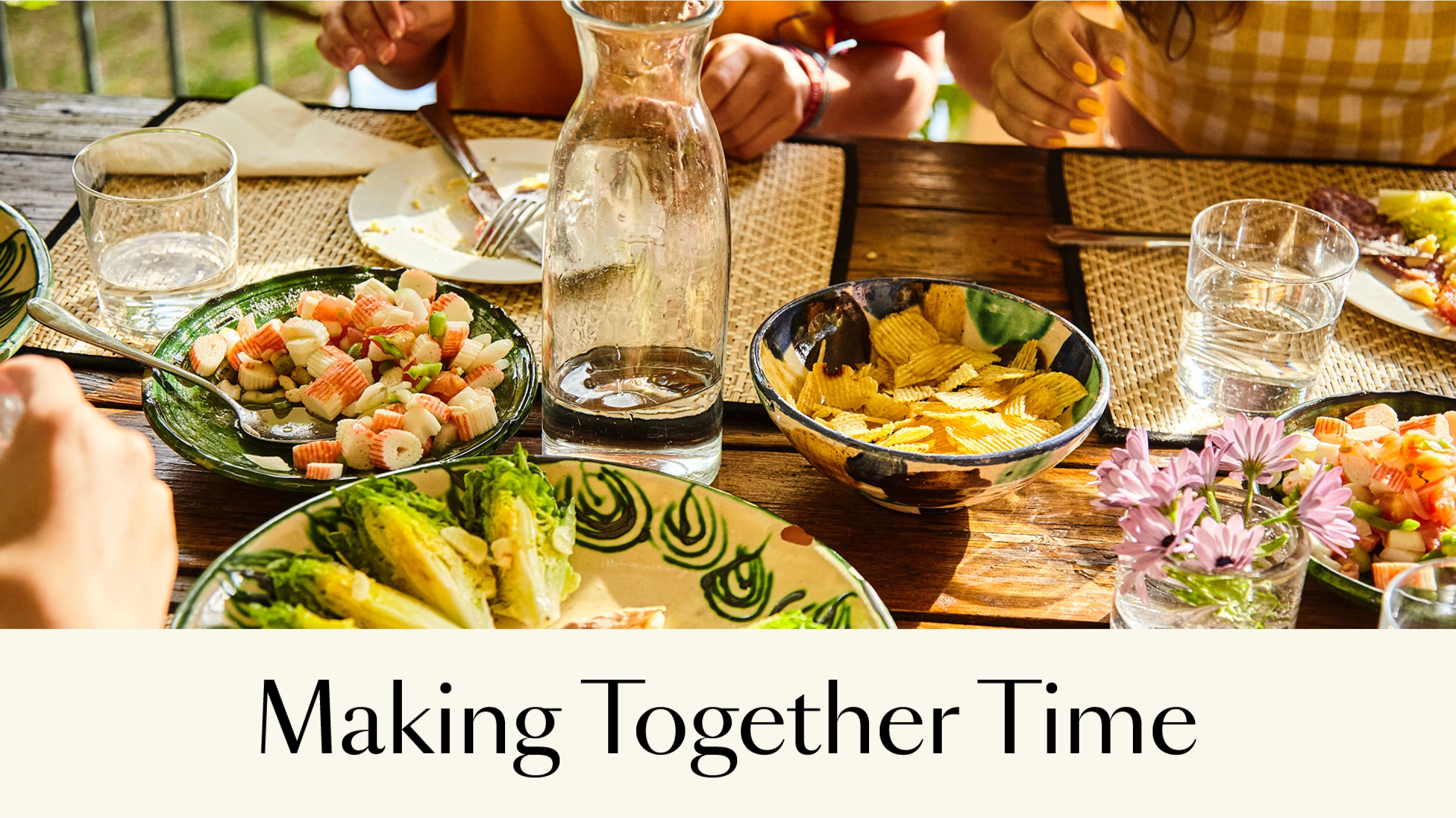 Making Together Time concept 